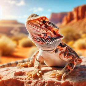 a bearded dragon