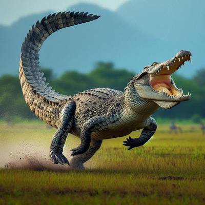 how fast can a crocodile run